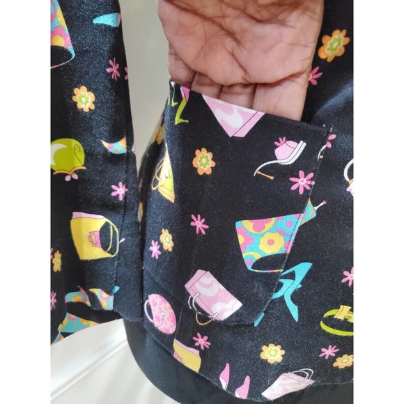 Briggs New York Womens Multicolor Single Breasted 2 Button Blazer Jacket Size 12 - Picture 5 of 12